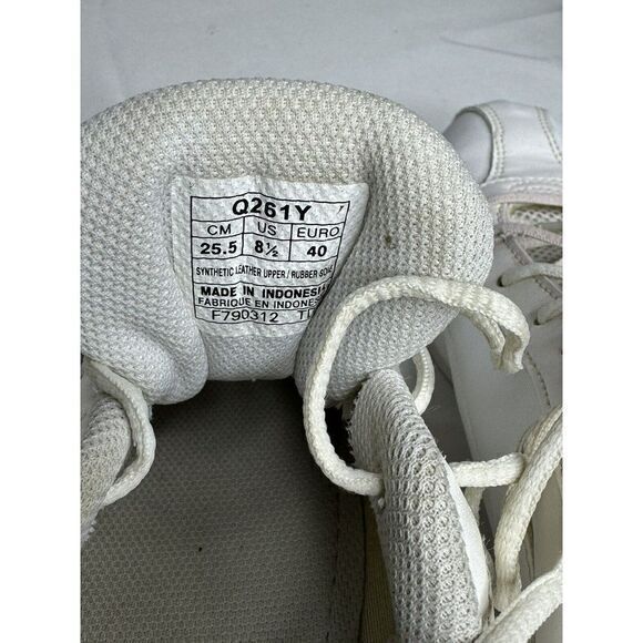 ASICS Cheer 6 Women's Cheerleading Shoe Q261Y Size 8.5 White W/Blue Color Swatch - Picture 6 of 11